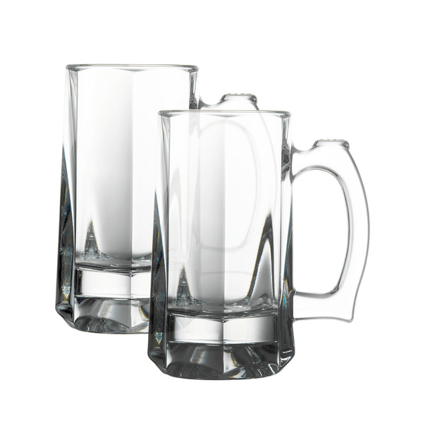 Jogo de Canecas para cerveja, Vidro, Pub, 300ml, Pasabahce - 26666