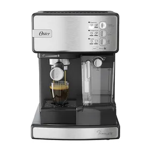 Cafeteira Espresso Oster Nova PrimaLatte Inox para Cápsula, Pó e Sachê - 127V
