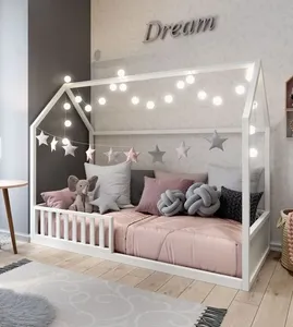Cama Montessoriana Puppi Móbile Branca
