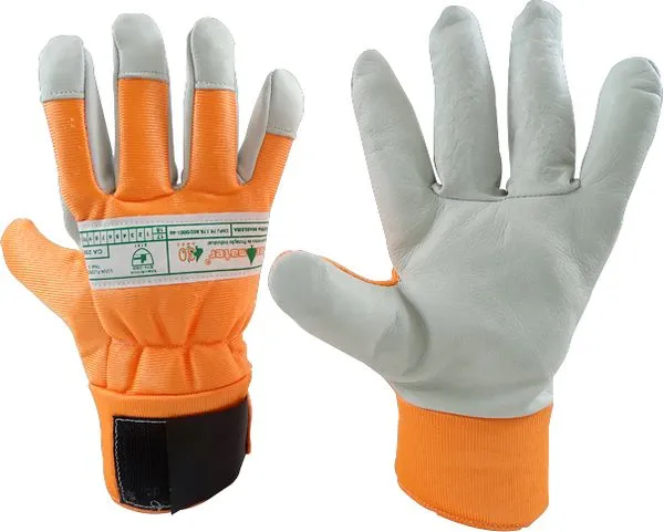 Luva Vaquete com Dorso Nylon Tamanho 9" Florestal - Tecmater