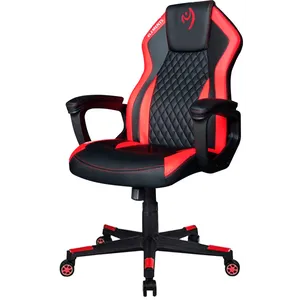 Cadeira Gamer, Altura Ajustável, Mecanismo Butterfly, Couro Sintético - Elemental Ignis Vermelho / Preto