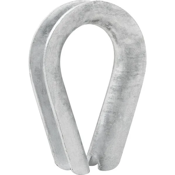 Sapatilho para cabo de aço 6,35 mm - 1/4" cartela com 2 peças - VONDER