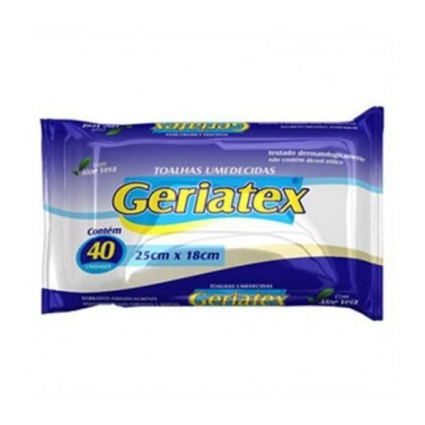 Toalha Umedecida Adulto Geriatex ADT 40un Toalha Umedecido Adt Geriatex 40Un - Geriatex