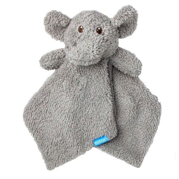 Naninha Infantil Naninha Soft Elefante Cinza para Conforto e Segurança do Bebê com Tecido Suave Clingo Naninha Infantil Naninha Soft Elefante Cinza com Tecido Suave e Macio para Conforto do Bebê Clingo
