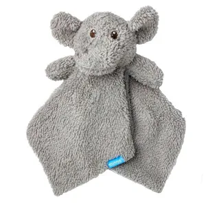 Naninha Infantil Naninha Soft Elefante Cinza para Conforto e Segurança do Bebê com Tecido Suave Clingo Naninha Infantil Naninha Soft Elefante Cinza com Tecido Suave e Macio para Conforto do Bebê Clingo