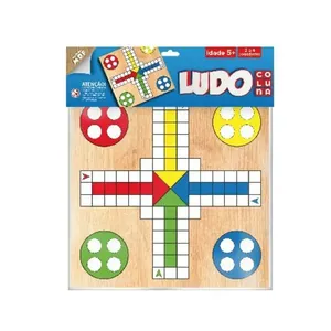 Jogo Ludo Solapa Madeira Colorido 10783 - Coluna