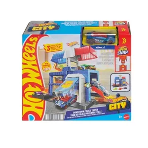 Pista Hot Wheels City Downtown Police Tower JHL74 - Mattel