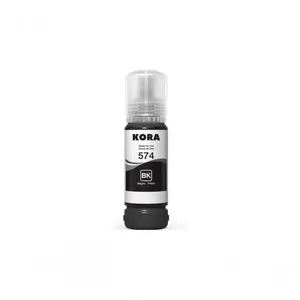 Refil de Tinta para Impressora Epson T574 Preta Fotográfica Corante 70ML Kora Refil de Tinta Epson T574 Preta Fotográfica Corante 70ML para Impressora Kora