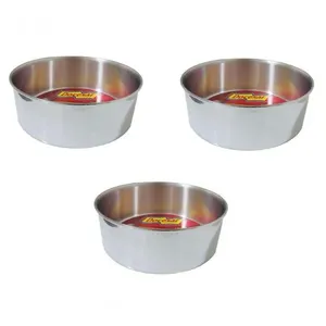 Kit 3 Formas Assadeiras Redonda Para Bolo Alta 20x8,5cm 2.8l