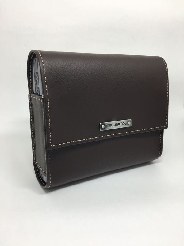 Porta Comprimidos Pilbox Maxi V4 Com 1 Chocolate