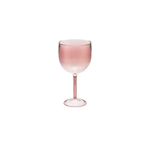 Taça Gin Rose de Plástico 580ml AP1023ROT - Plastifesta