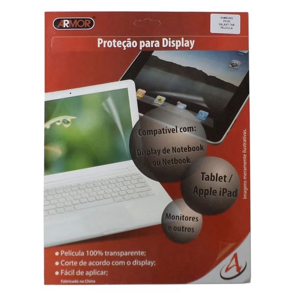 Película Protetora Armor para Samsung Galaxy Tab 10.1 P5100