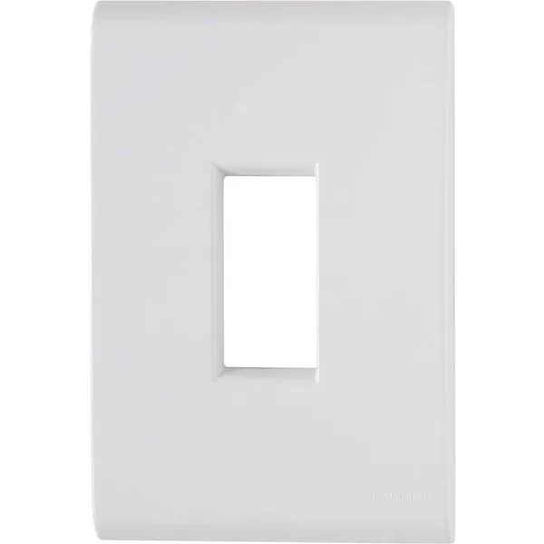 Espelho Liz 4x2" para 1 tecla vertical branca 57106/003 - TRAMONTINA