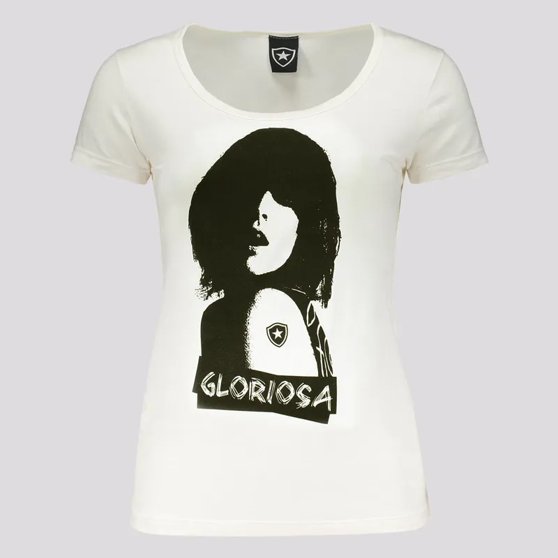 Camisa Botafogo Gloriosa Feminina Branca