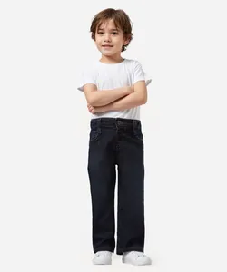 calça jeans slim infantil azul 1