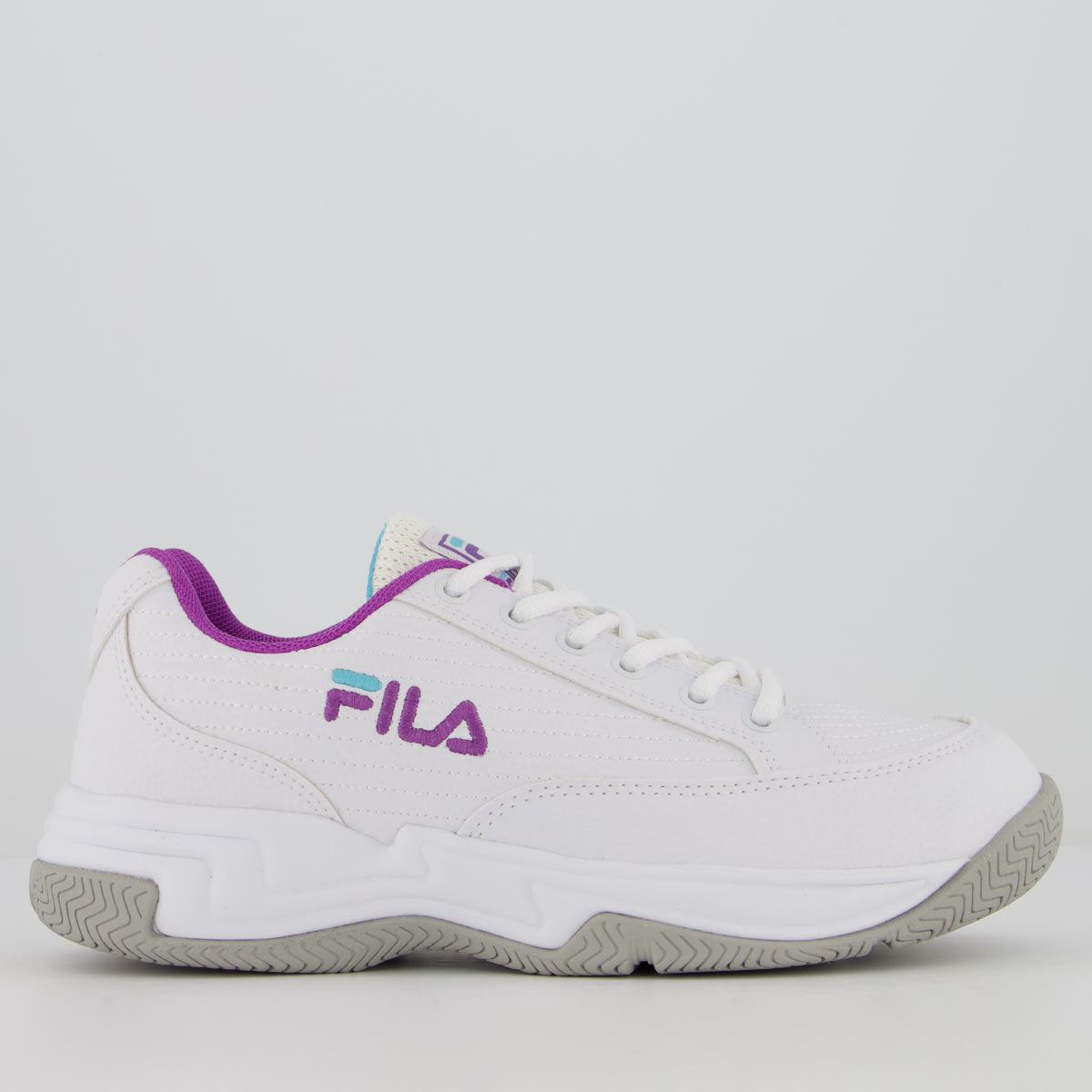 Tênis Fila Grand Prix Feminino Branco e Lilás
