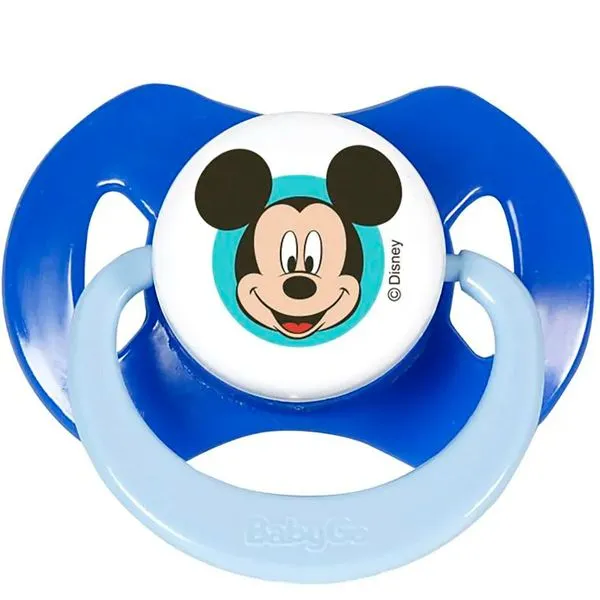 Chupeta Babygo Mickey Ortodôntico Silicone 2 Unidades Tamanho 2 3788