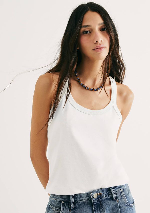 Regata Feminina Nadador Slim - Branco XG