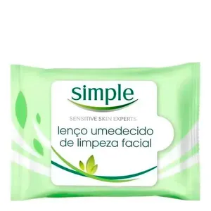 Lenços Umedecidos Simple para Limpeza 25 Unidades