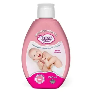 Shampoo Infantil Flock Baby Rosa 240ml
