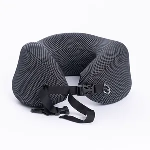Almofada De Pescoço Slug Estampa Mini Grid Preto
