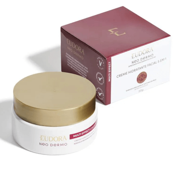 Hidratante facial Eudora Neo dermo 5 em 1 multi effect 50g