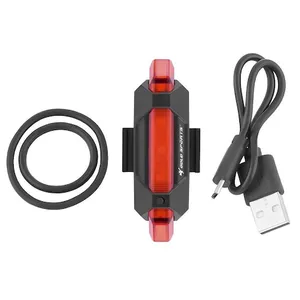 Lanterna de Bike Gold Sports Traseira Led Clear Vision 4 Modos de Funções Cabo Usb Recarregável