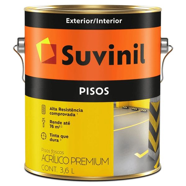 Tinta para Piso Concreto Fosco 3,6l Suvinil