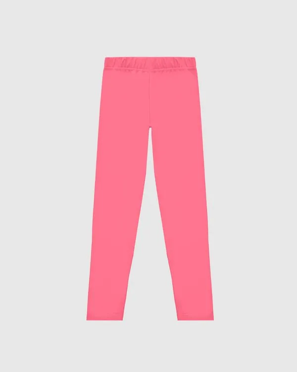 Calça Legging Infantil Em Algodão Malwee Kids Rosa - 16