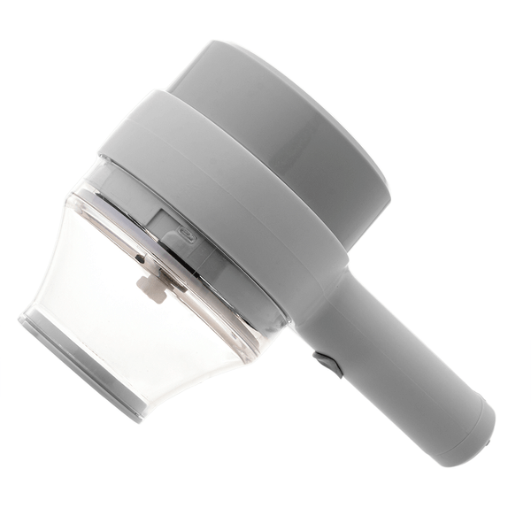 Mini Processador de Alimentos Elétrico com Entrada USB Plástico Cinza