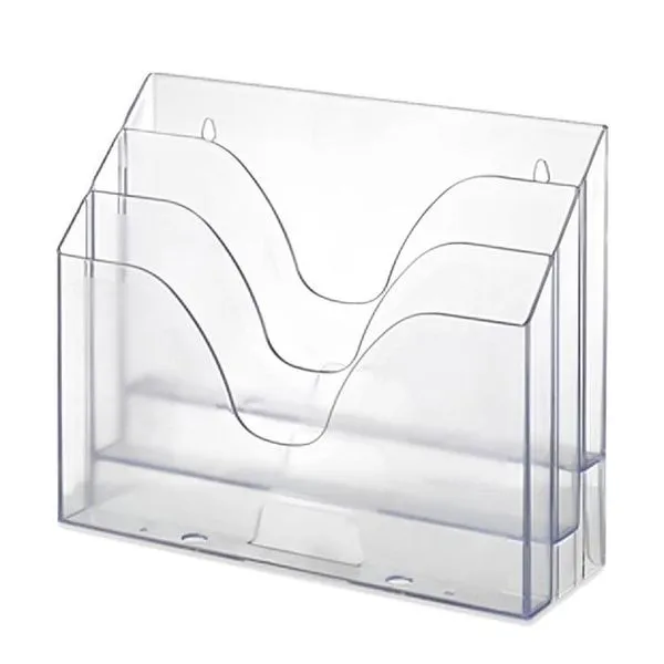Organizador Triplo Maxcril Office Cristal 10170008 (MP)