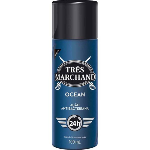 Desodorante Tres Maschand Spray Ocean 100ml