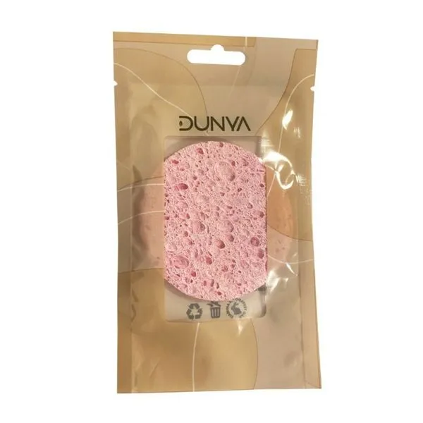 Esponja Facial de Celulose Dunya Rosa 1 Unidade