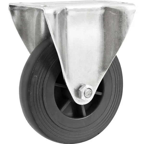 Rodízio Fixo 5" para Carrinho Plataforma 300kg - NOVE54