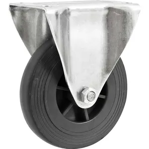 Rodízio Fixo 5" para Carrinho Plataforma 300kg - NOVE54