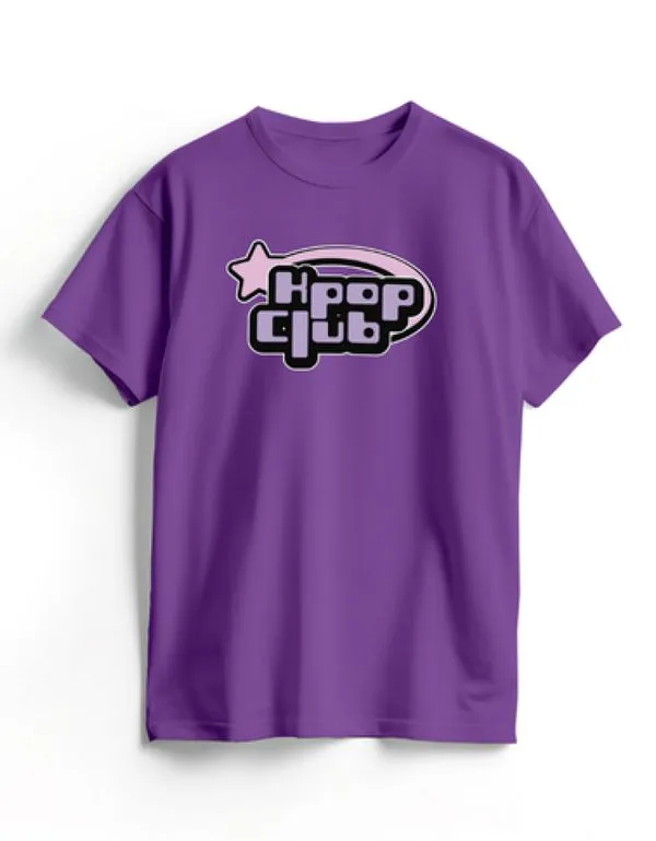 Camiseta Algodão Roxa K-Pop Club P / Roxo