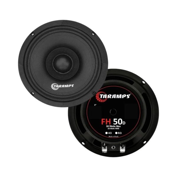 Alto-Falante Automotivo Full Range Taramps FH 50D 5 50W RMS (Par) (MP)