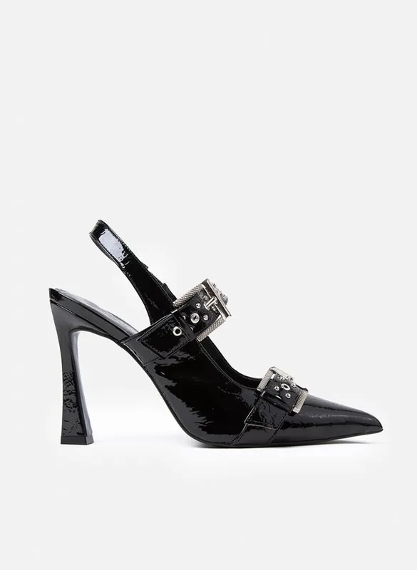 Scarpin Riviera Black John John Feminino 40