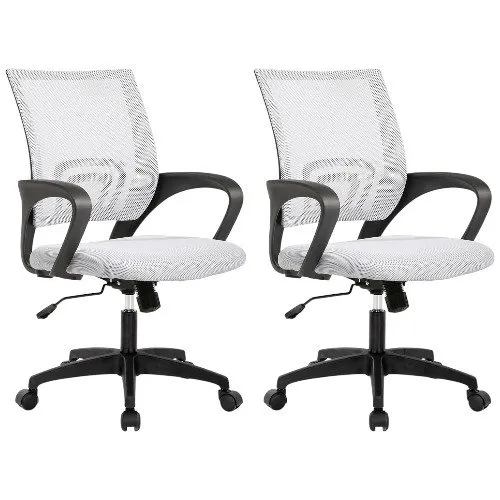 Cadeira De Escritório BestOffice 2 Peças Branco A-BI