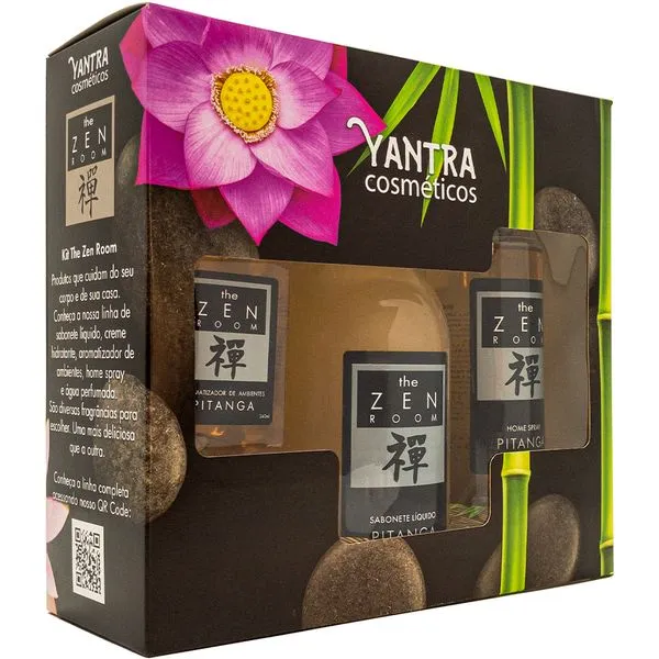 Kit Aromatizador, Sabonete Liquido E Home Spray The Zen Room Pitanga 1900000282 - Yantra Cosméticos