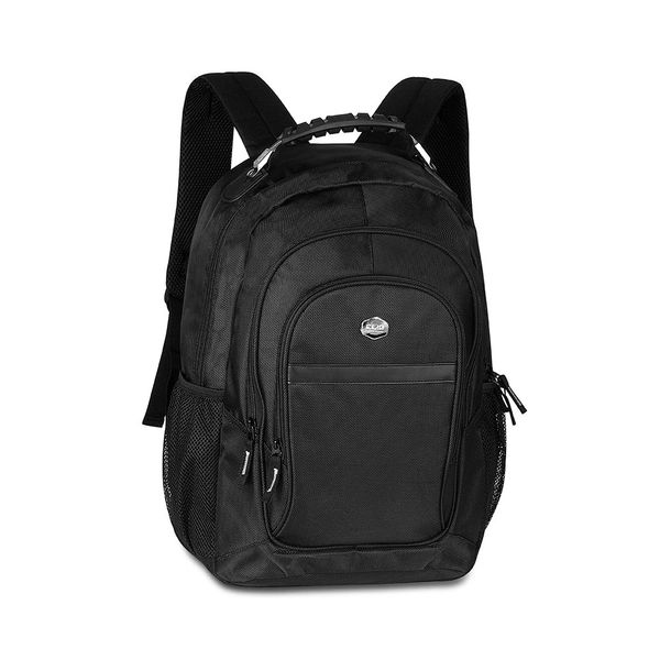 Mochila Laptop Clio Style Executiva Cabo de Aço Preta 18" com 3 Divisórias
