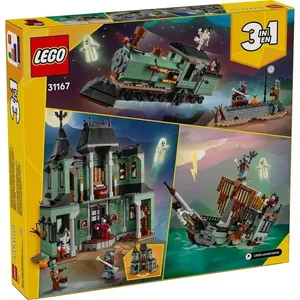 Brinquedo de Construção Lego Creator 3 em 1 Mansão Mal-assombrada 736 Peças com 5 Minifiguras Lego Creator 3 em 1 Mansão Mal-assombrada 736 Peças 5 Minifiguras