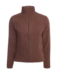 Jaqueta Boucle Autentique Feminina MARROM GG