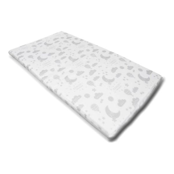 Colchonete Para Berço TAM 2 (95x61x4) Cosco Branco Estampado
