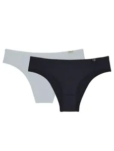 Kit de Calcinhas Mini Classic 02 - 2 und PRETO/BRANCO M