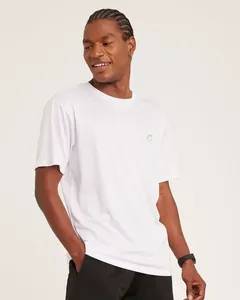 Camiseta Esportiva Masculina Fitter Dry Fit Manga Curta Branca GG