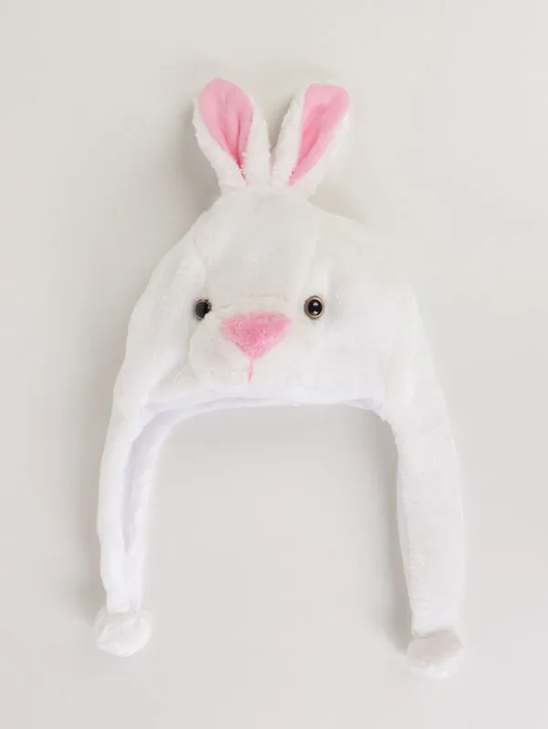 Gorro Animais 3D Infantil - BRANCO