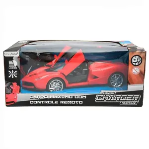 Carro Máximo Controle Remoto Turbo Charger Fastrace Plástico LJM211 - honeyhome