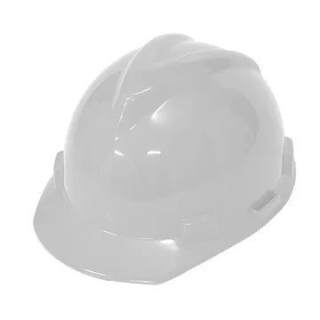 Capacete Aba Frontal Polietileno Branco com Suspensão Fastrac e Jugular - MSA