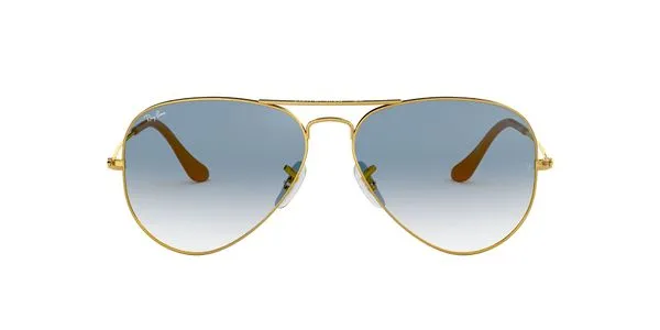 Óculos de sol Unissex Ray Ban Aviador RB3025L Cor Ouro Tamanho 58 Óculos de sol Unissex Ray Ban Aviador RB3025L Cor Ouro